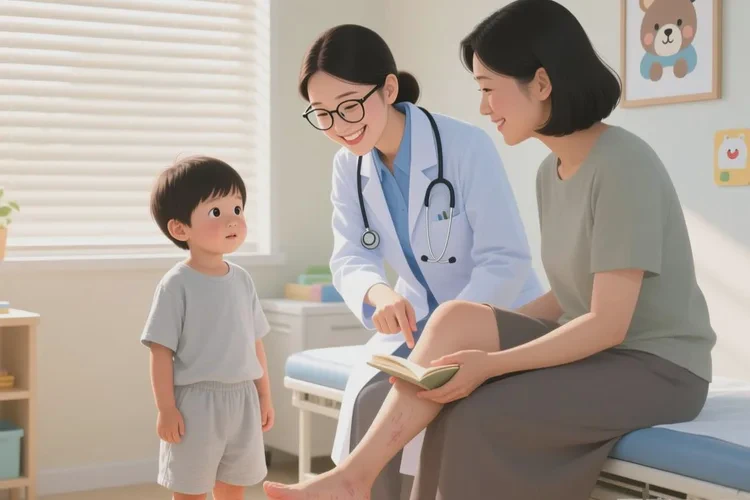 儿童小腿容易长湿疹能不能治愈(图1)