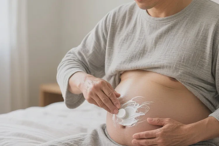 男性肚子容易长湿疹可以根治吗(图1)