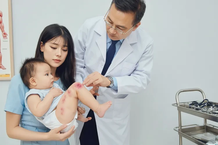 宝宝大腿上容易长湿疹可以根治吗(图2)