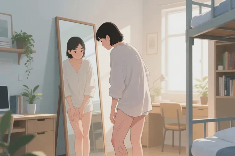 大学生大腿出湿疹能靠自己自愈吗(图2)