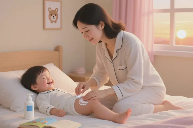 孩子大腿上出湿疹能不能治愈(图1)