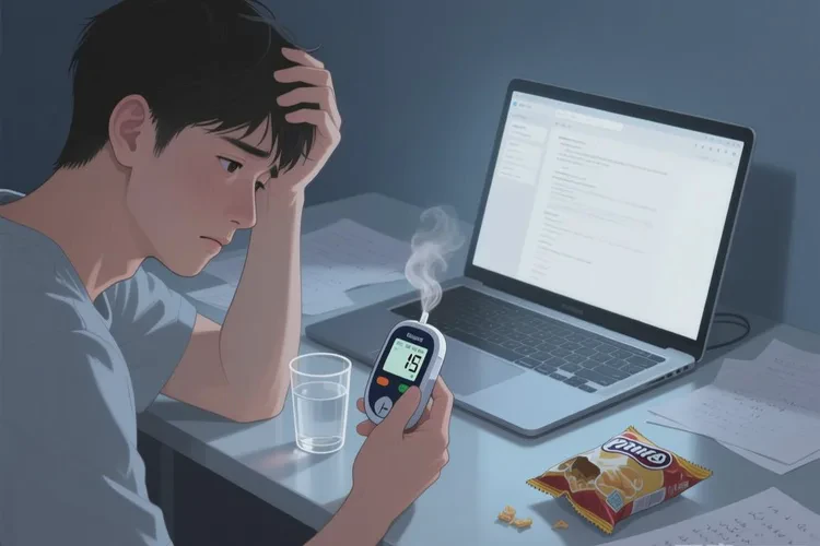 29岁晚上血糖19.7是怎么回事(图1)