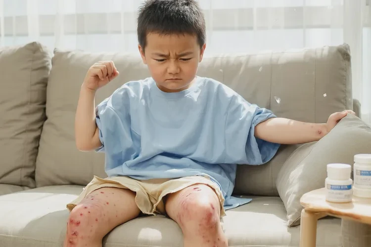 儿童大腿上出现湿疹能够根治吗(图1)