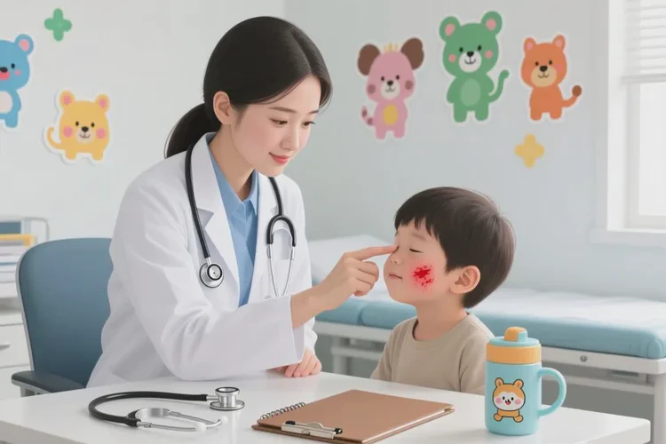 孩子面部容易起湿疹能不能治愈(图2)