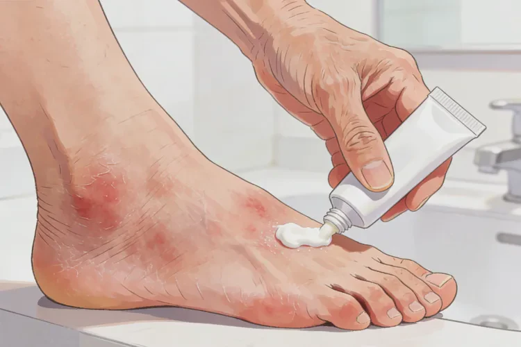 老年人脚上偶尔起湿疹可不可以治愈(图2)