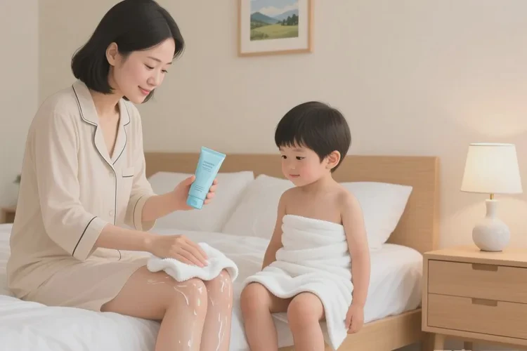 孩子大腿上起湿疹能不能治愈(图1)