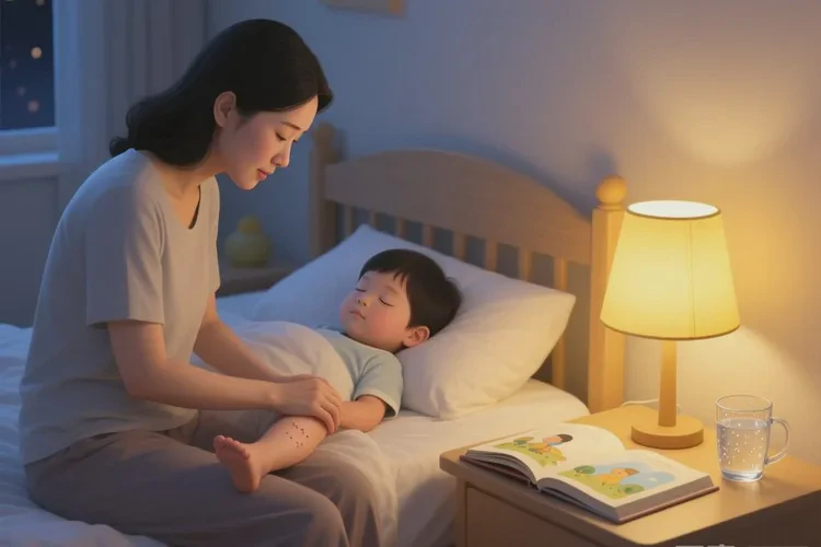 孩子小腿上长湿疹能不能治愈(图1)