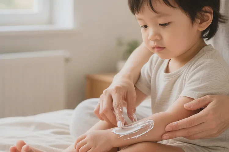 孩子手臂起湿疹能够根治吗(图1)