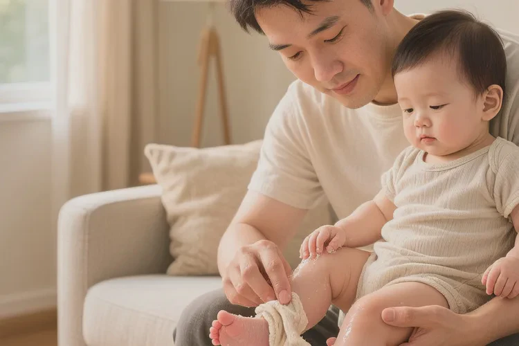 婴儿脚上容易起湿疹能够根治吗(图2)