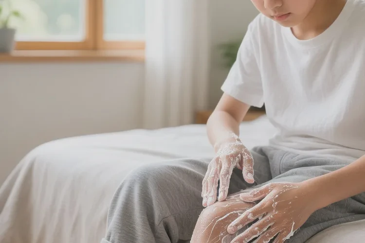 青少年小腿上出现湿疹能根治吗(图1)