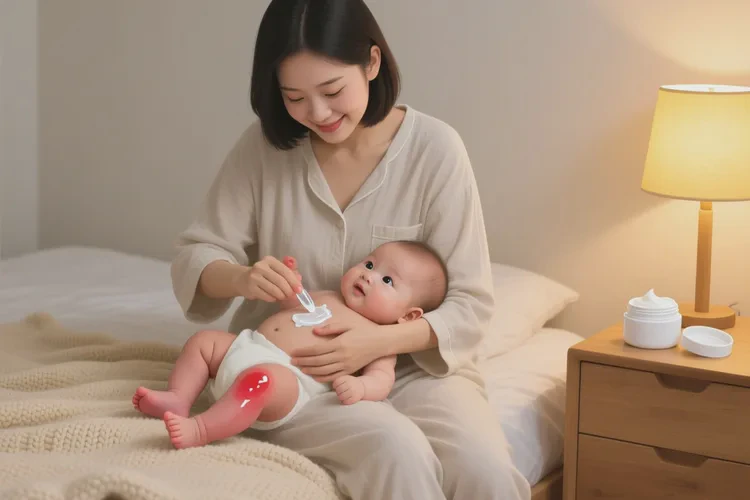 宝宝小腿出现湿疹可以根治吗(图1)