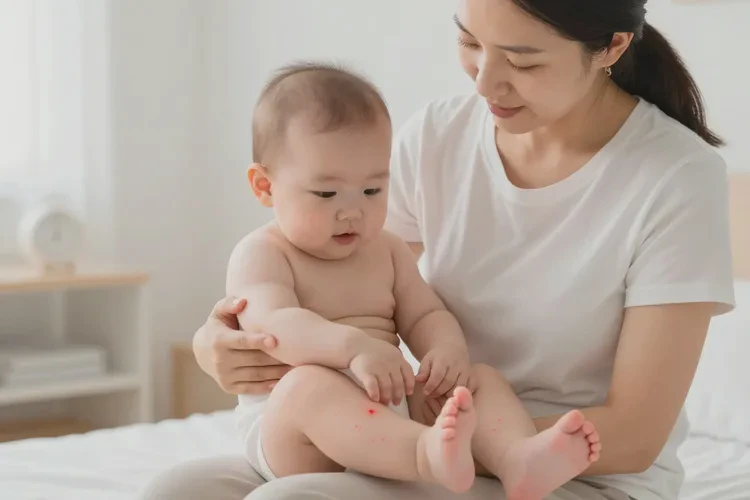 婴儿小腿上出湿疹能不能治愈(图1)