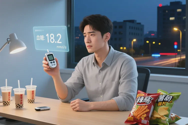 29岁中午血糖24.4是怎么回事(图1)