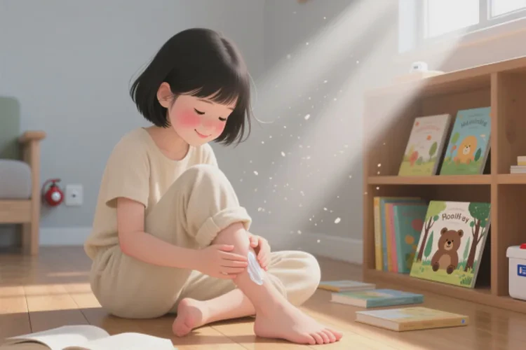 小学生小腿上容易长湿疹能靠自己自愈吗(图1)