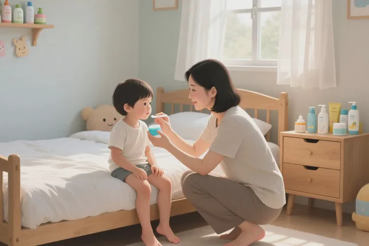 孩子脚上出湿疹能不能治愈(图1)