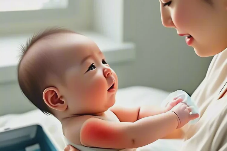 宝宝手臂上出现湿疹能够根治吗(图1)