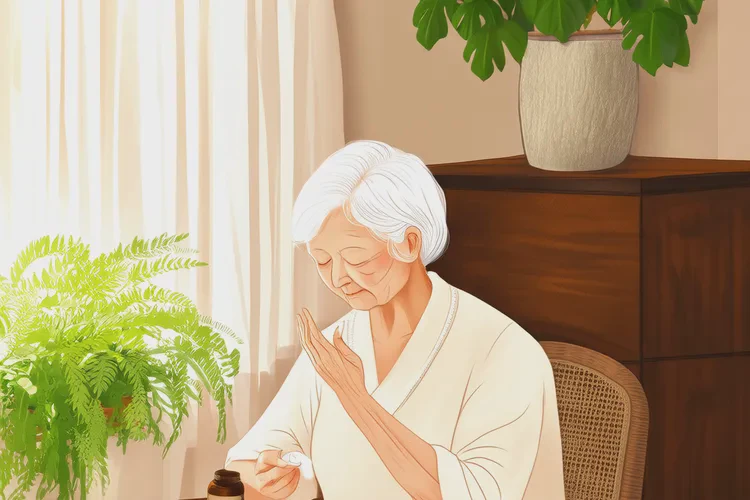 高龄老人手臂上有湿疹可不可以治愈(图1)