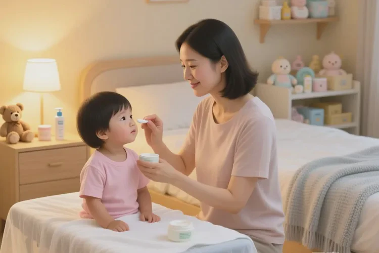 儿童脖子上出湿疹能不能治愈(图1)