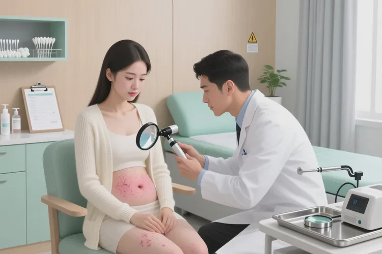 女人肚子偶尔长湿疹可不可以治愈(图4)