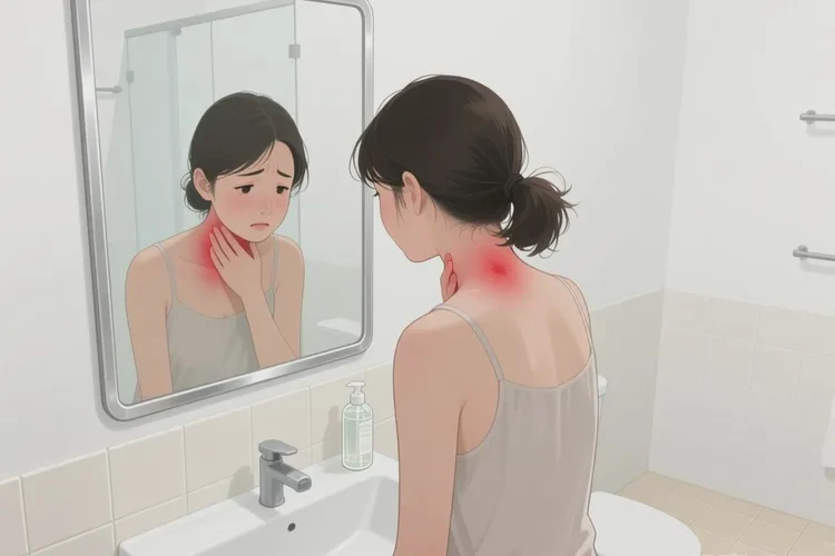 哺乳期妈妈脖子上容易起湿疹可不可以治愈(图1)