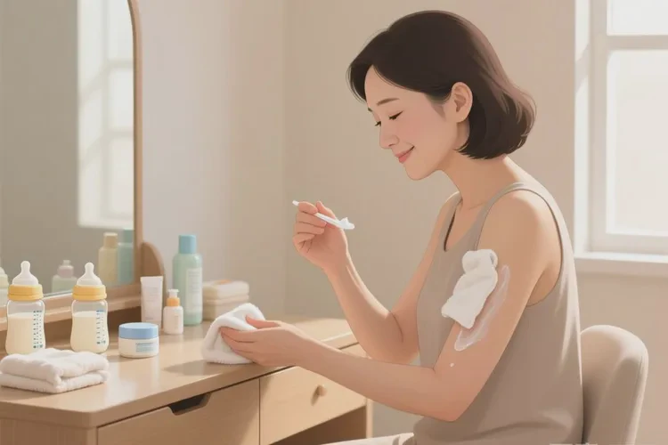 哺乳期妈妈身上偶尔起湿疹可不可以治愈(图1)