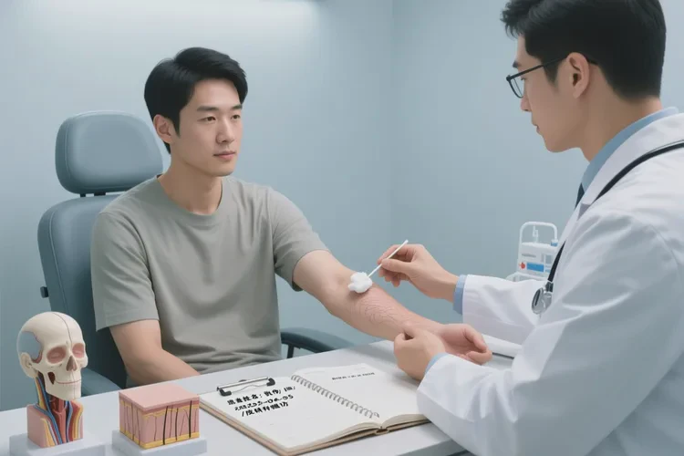 男人手臂出湿疹可不可以治愈(图4)