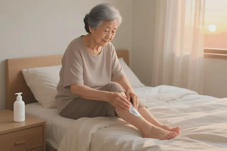 老年人小腿上长湿疹可不可以治愈(图1)