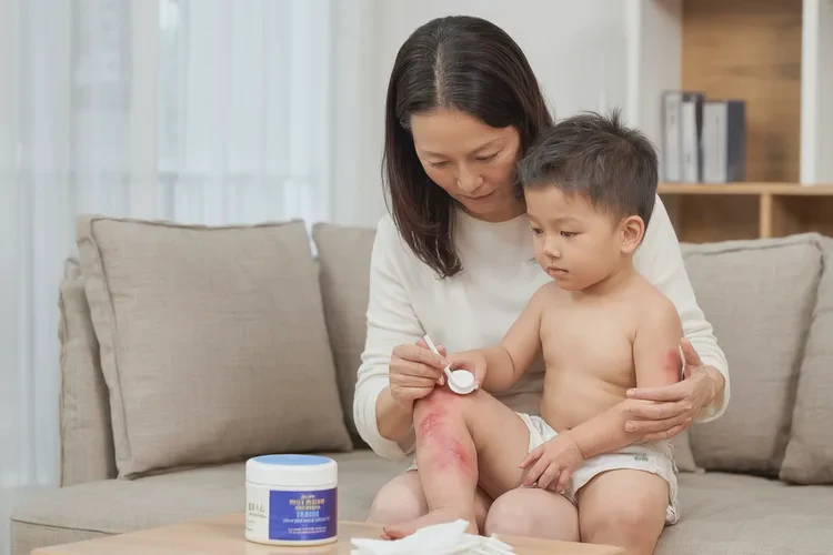 孩子大腿容易长湿疹可以根治吗(图1)