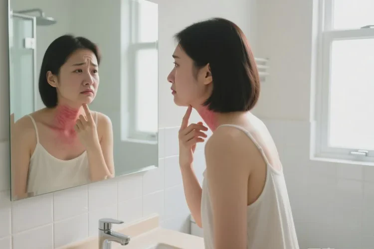 女人脖子上容易长湿疹可不可以治愈(图1)