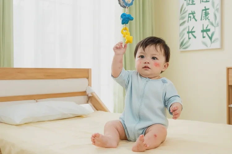 新生儿四肢经常起湿疹可以根治吗(图2)