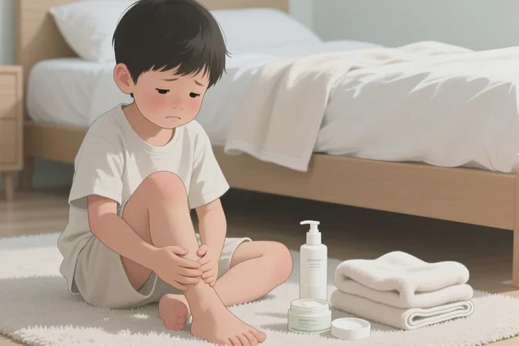 孩子小腿经常长湿疹能不能治愈(图1)