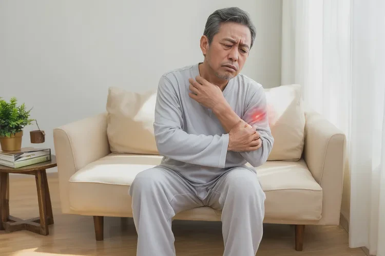 男人四肢偶尔起湿疹可不可以治愈(图1)