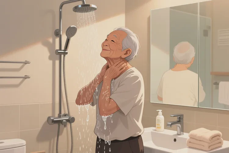 高龄老人脖子有湿疹可不可以治愈(图1)