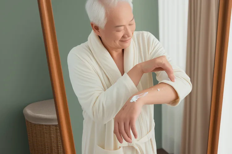 老人手臂上容易起湿疹可以根治吗(图1)