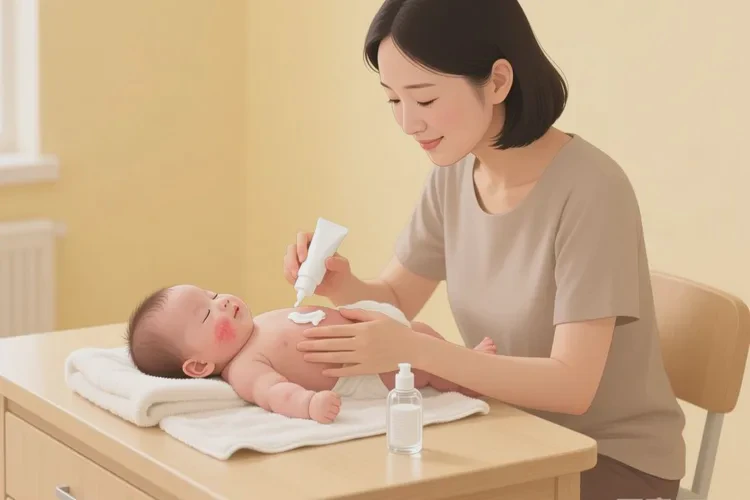 宝宝手臂上容易长湿疹可以根治吗(图1)