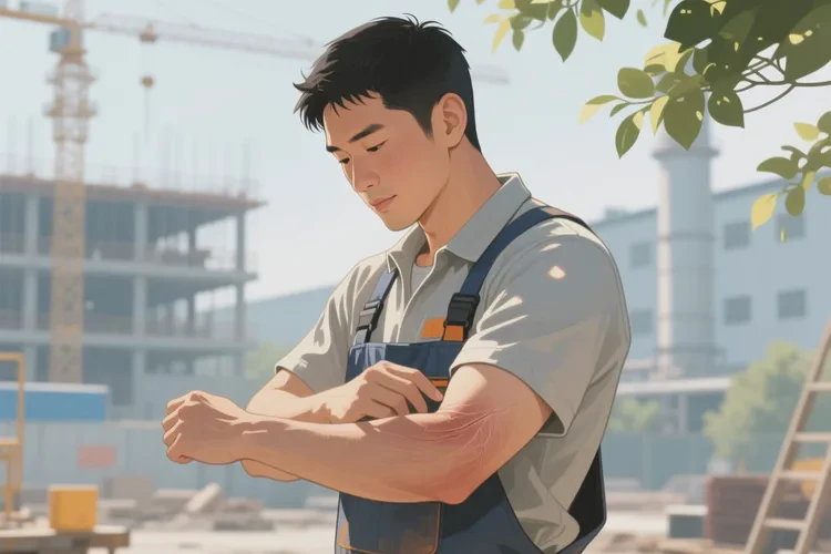 男人身上容易长湿疹可不可以治愈(图2)