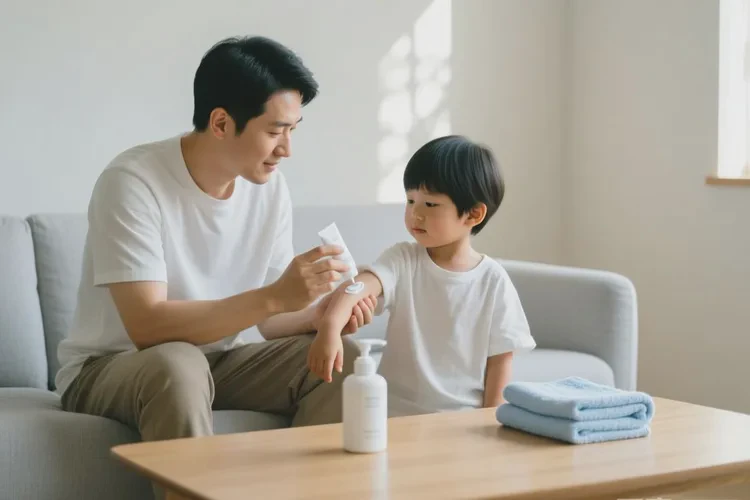 孩子手臂起湿疹能不能治愈(图2)