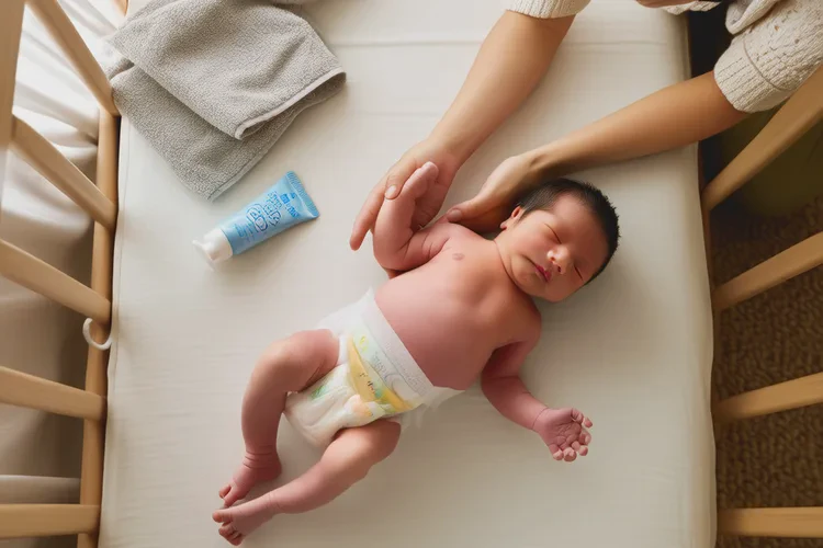 新生儿屁股上出现湿疹可以根治吗(图1)