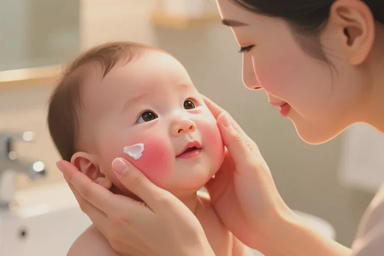 宝宝脸上起湿疹可以根治吗(图1)