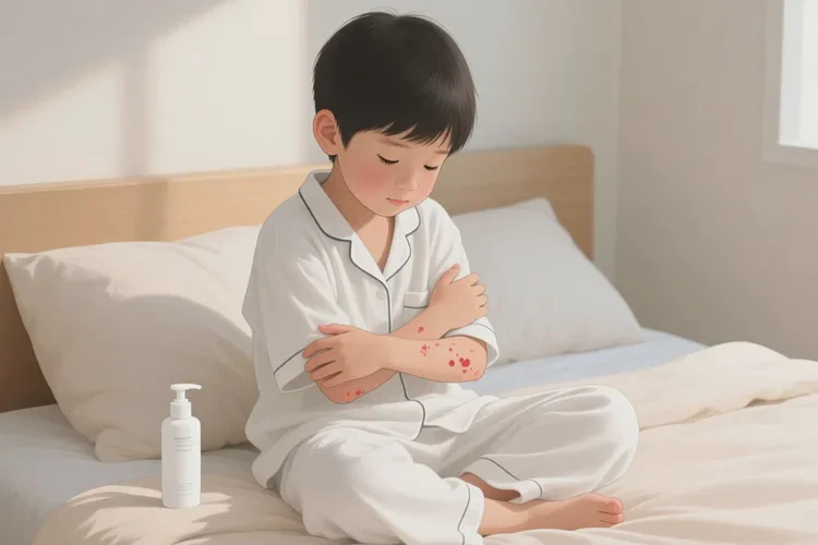 小学生身上容易长湿疹能靠自己自愈吗(图1)