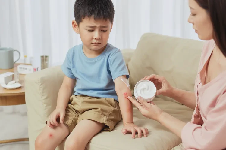 小孩肚子上偶尔长湿疹可以根治吗(图4)