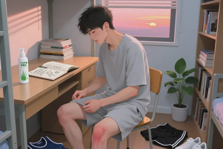 大学生大腿经常起湿疹能靠自己自愈吗(图1)