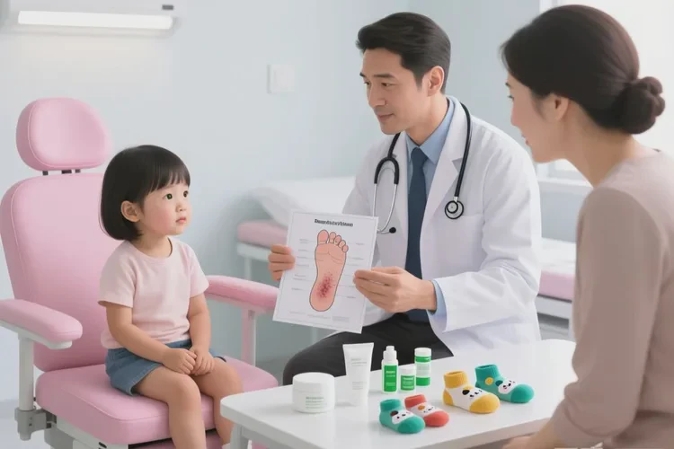 儿童脚上出现湿疹能不能治愈(图4)