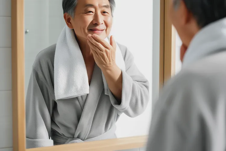 高龄老人面部容易长湿疹可不可以治愈(图1)