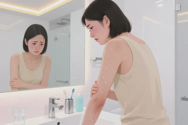 女人四肢容易长湿疹可不可以治愈(图1)