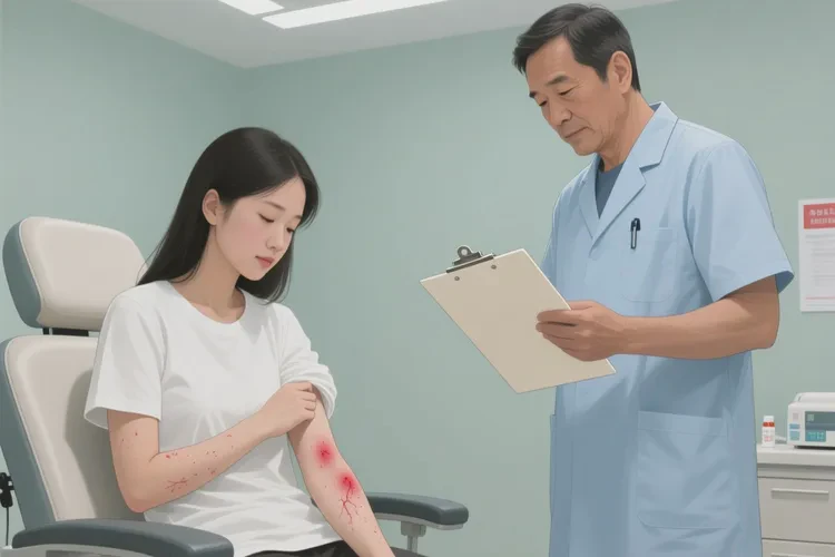 女人身上容易长湿疹可不可以治愈(图1)