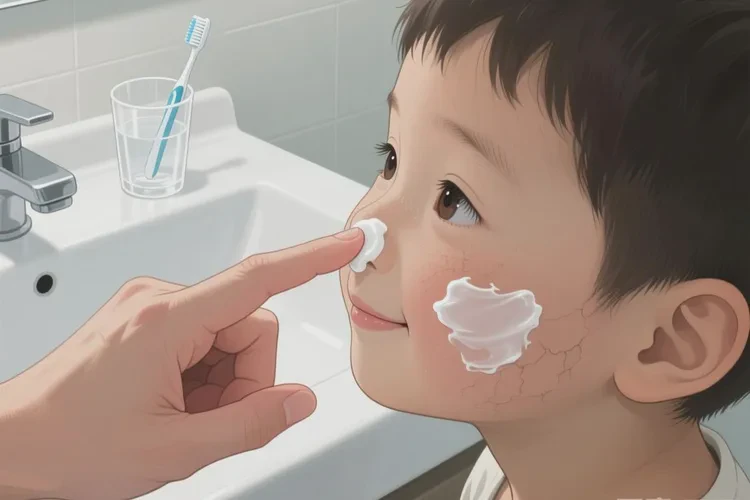 儿童脸上容易起湿疹能不能治愈(图2)