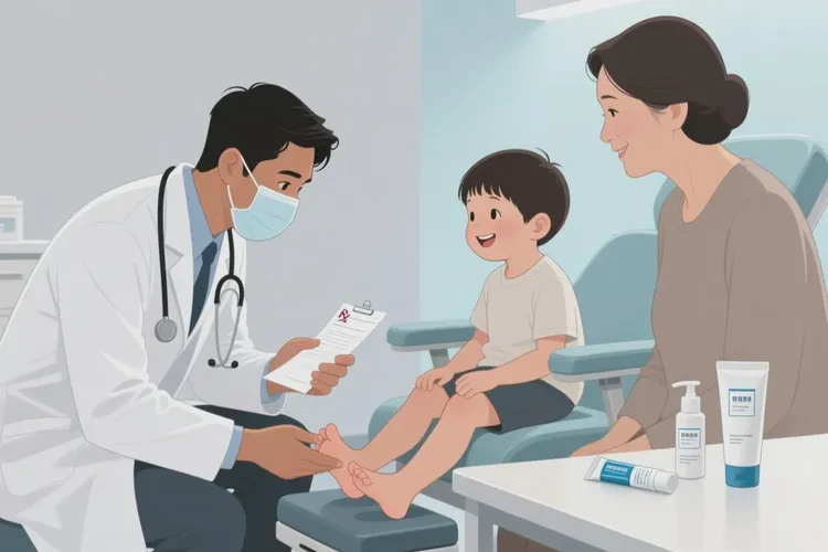 孩子脚上长湿疹能不能治愈(图4)