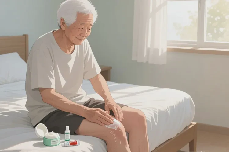 高龄老人大腿上容易长湿疹可不可以治愈(图1)