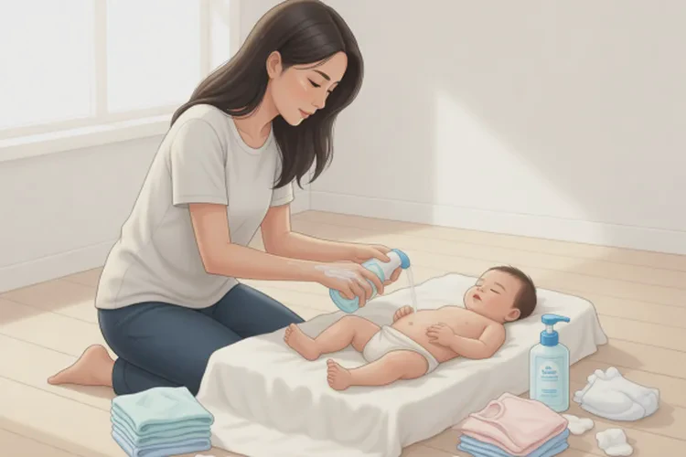 宝宝肚子上经常起湿疹可以根治吗(图1)